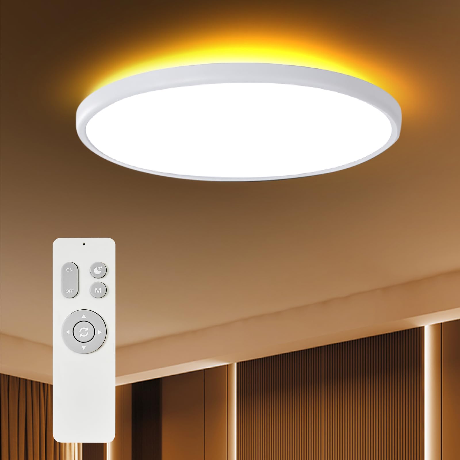 【美品】Olika LED CEILING LIGHT イエロー | unico オリカ LED シーリングライト Ver.2 （ミモザ・イエロー